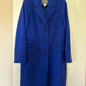 I crew blue coat, 12